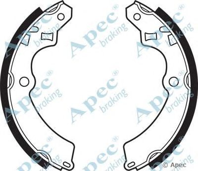 APEC BRAKING shu405 -  Комплект тормозных колодок
